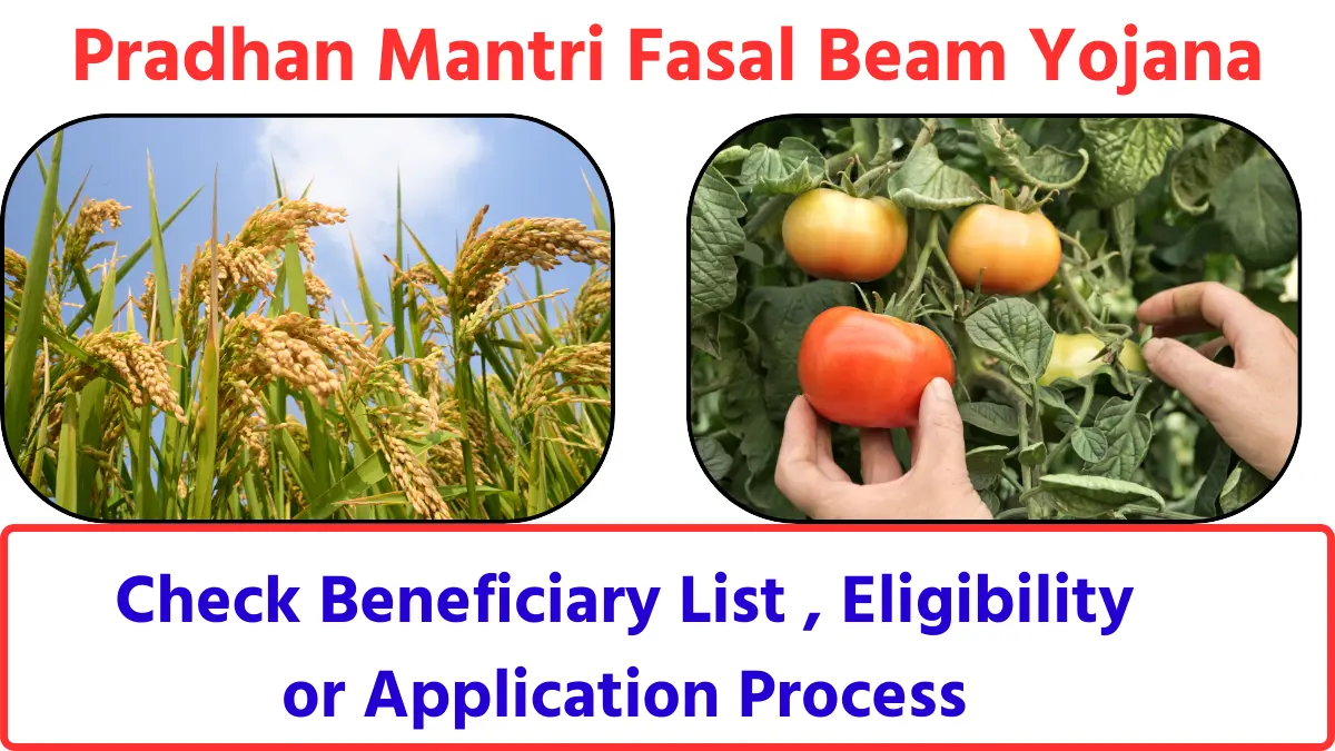 Pradhan Mantri Fasal Bima Yojana Beneficiary List 2024