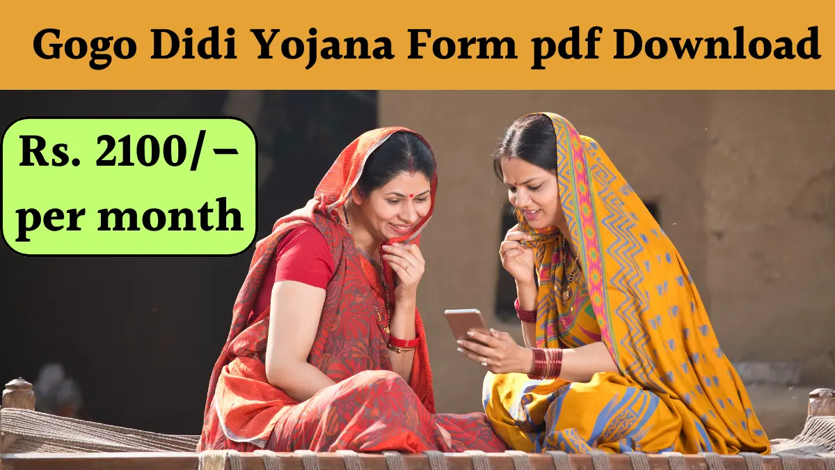 Gogo Didi Yojana Form pdf Download