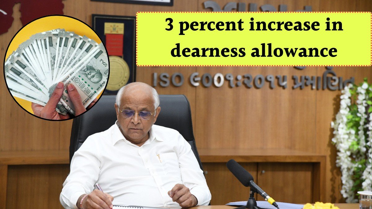 3 percent increase in dearness allowance