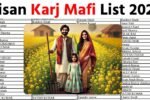 Kisan Karj Mafi List 2024